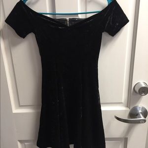 Kendall & Kylie off the shoulder dress